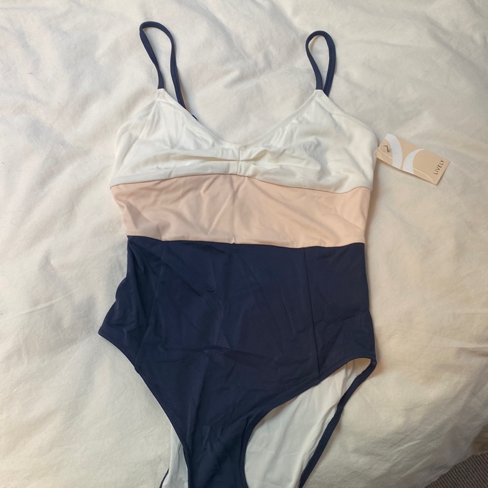 One-Piece Colorblock Swimsuit, brand new!